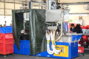 Magnetic particle testing machine